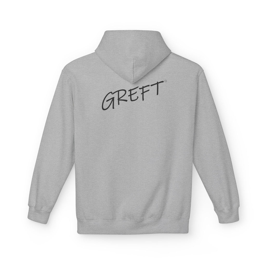 GREFT 2 colour fleece hoodie unisex