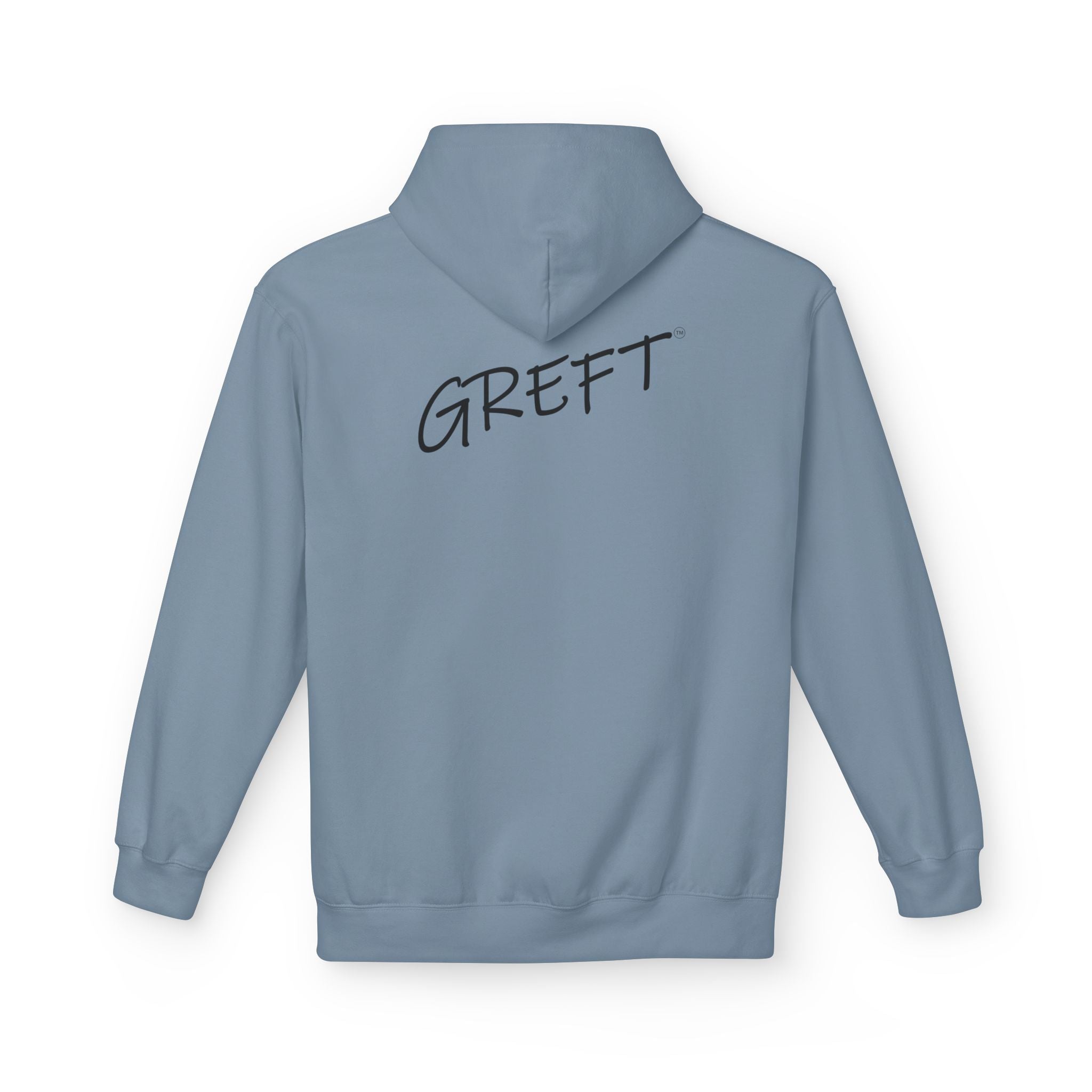 GREFT 2 colour fleece hoodie unisex