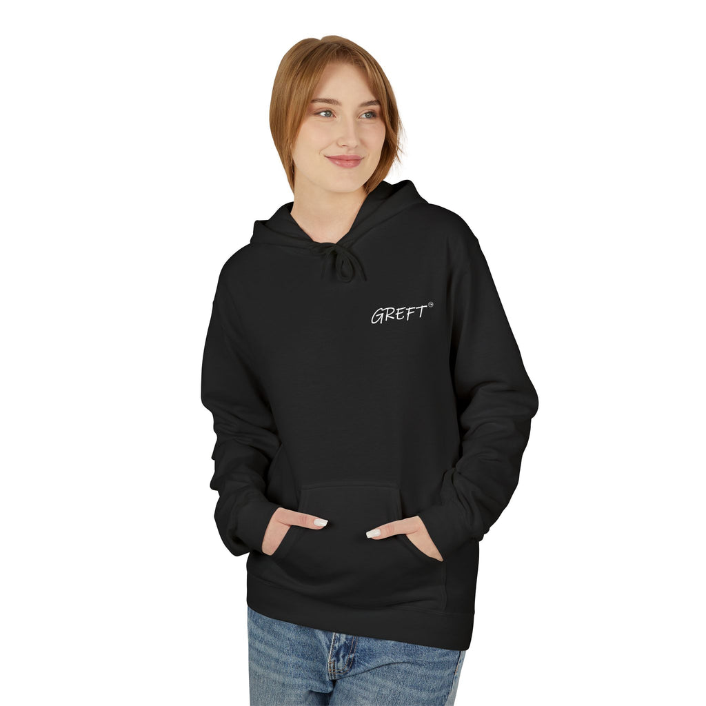 Copy of GREFT 2 colour fleece hoodie unisex