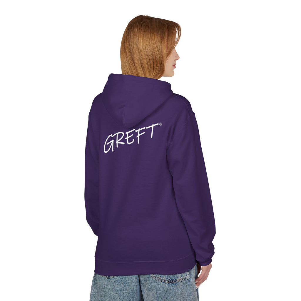 GREFT 2 colour fleece hoodie unisex