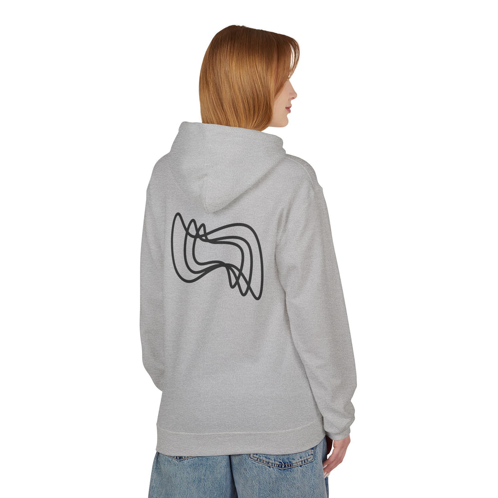Copy of GREFT 2 colour fleece hoodie unisex