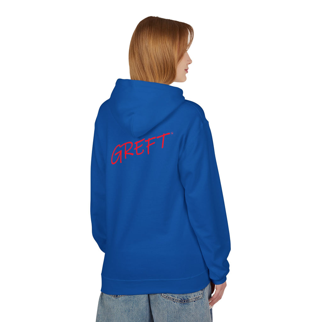 GREFT 2 colour fleece hoodie unisex