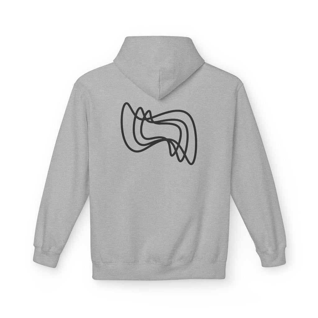 Copy of GREFT 2 colour fleece hoodie unisex
