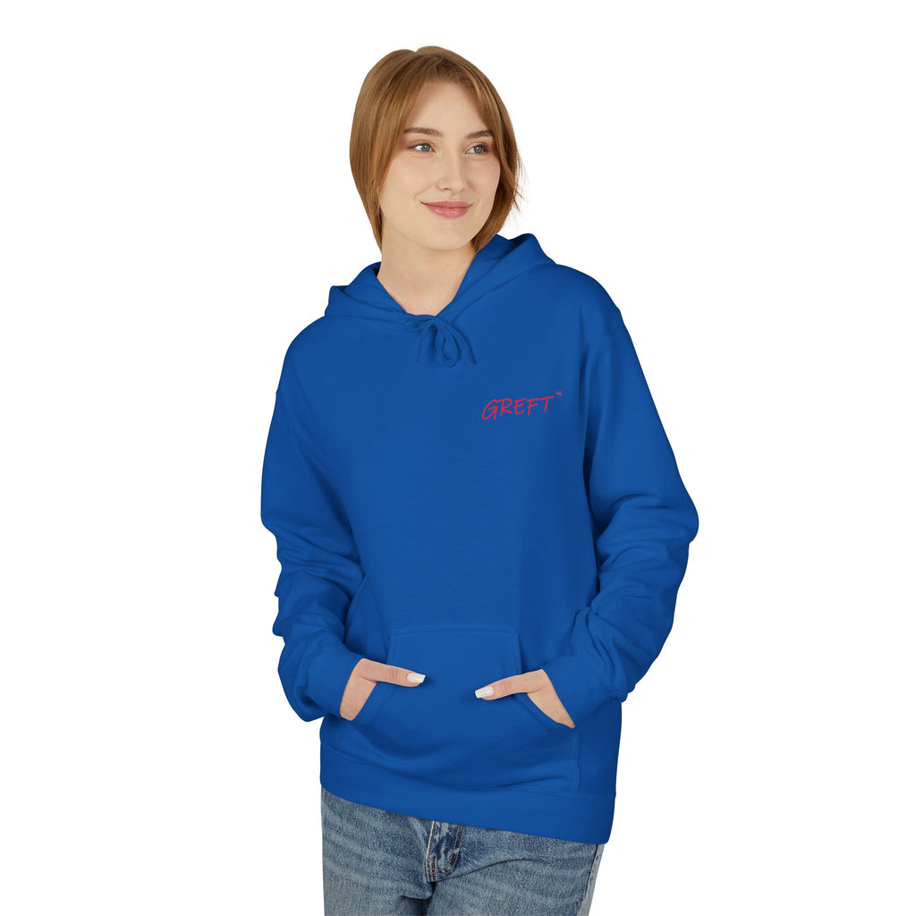 Copy of GREFT 2 colour fleece hoodie unisex