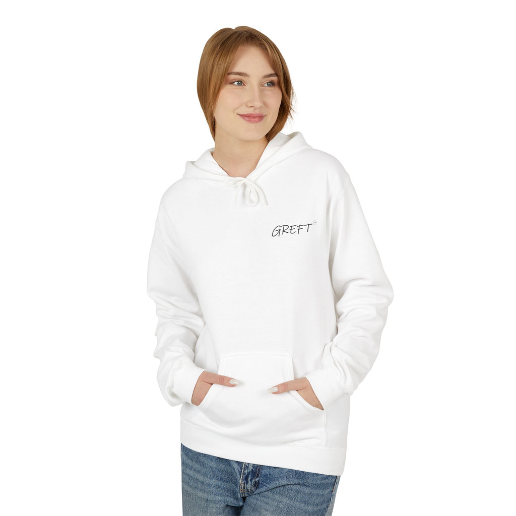 Copy of GREFT 2 colour fleece hoodie unisex