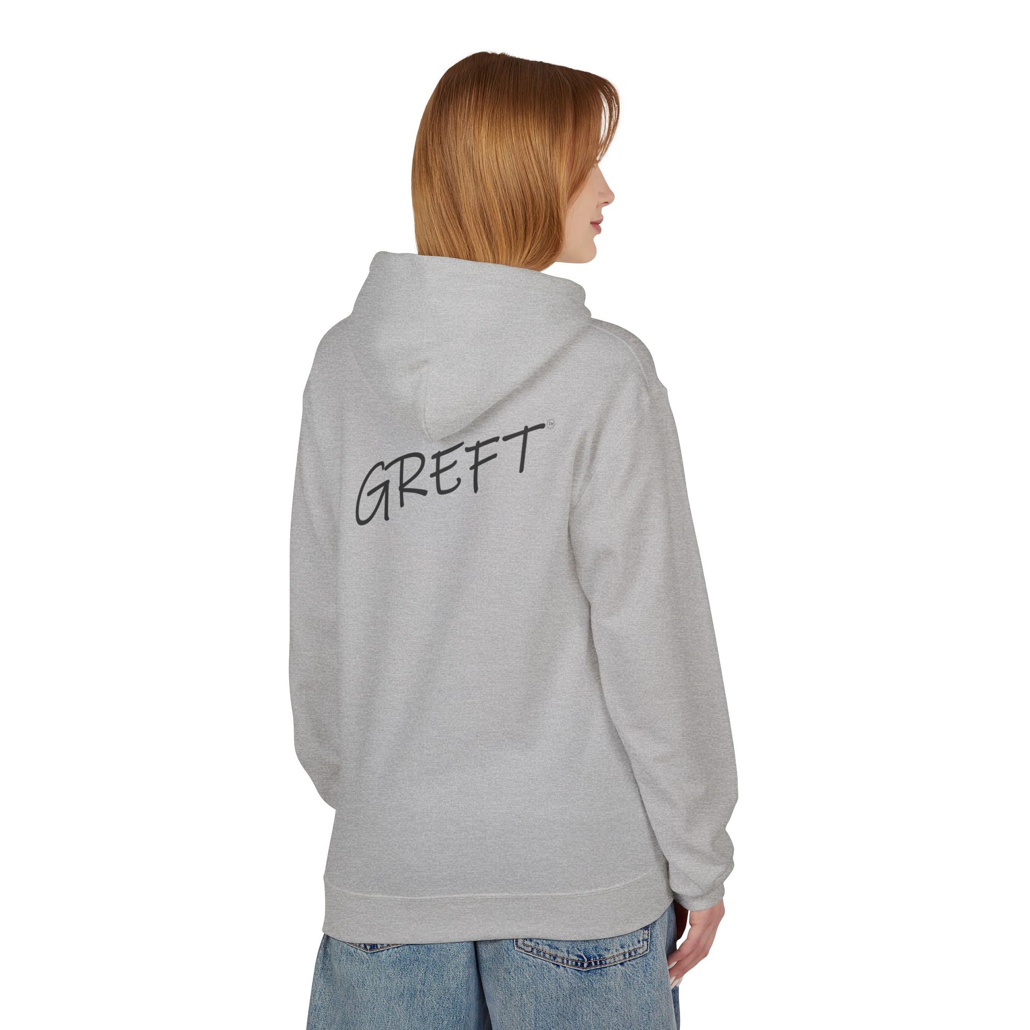GREFT 2 colour fleece hoodie unisex