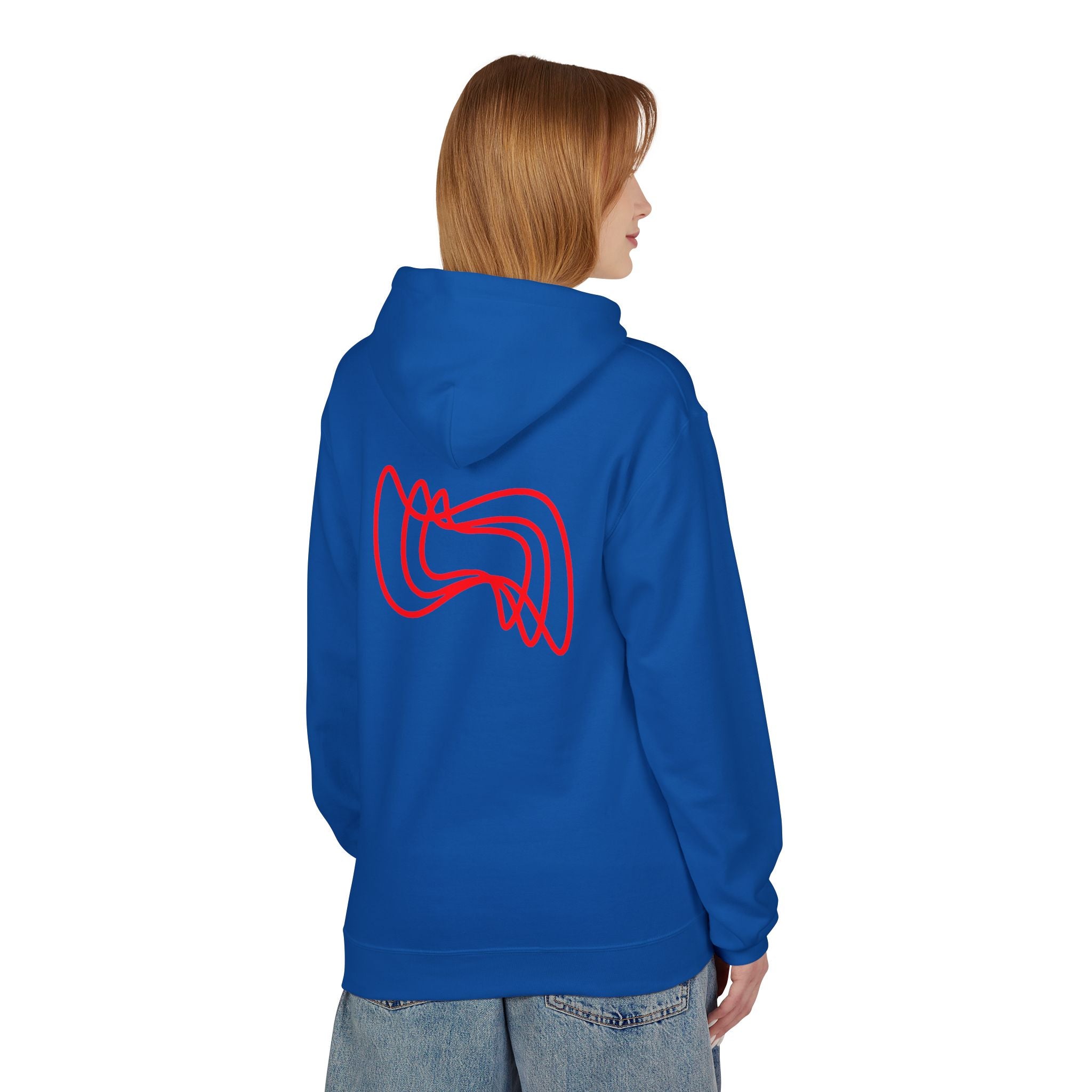Copy of GREFT 2 colour fleece hoodie unisex