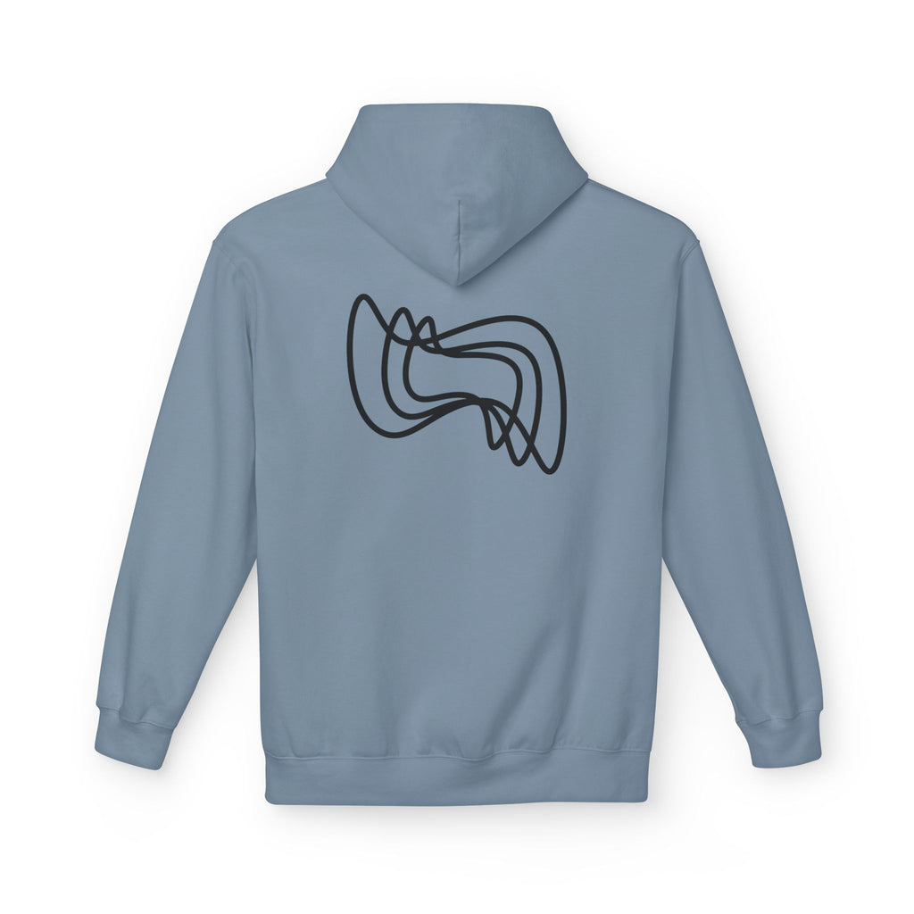 Copy of GREFT 2 colour fleece hoodie unisex