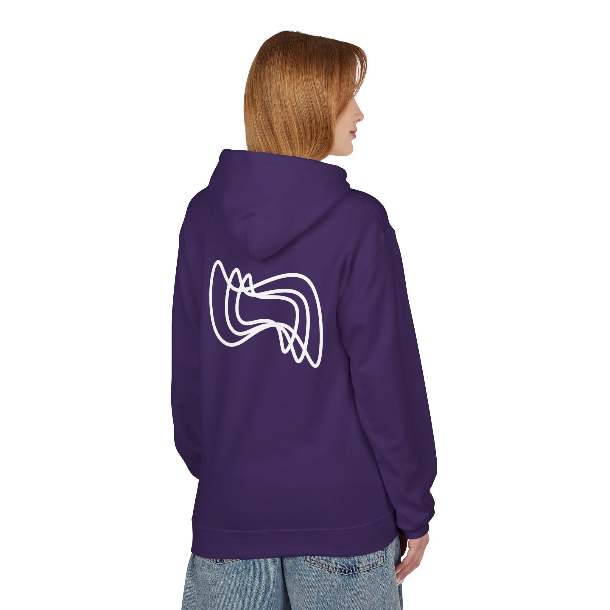 Copy of GREFT 2 colour fleece hoodie unisex
