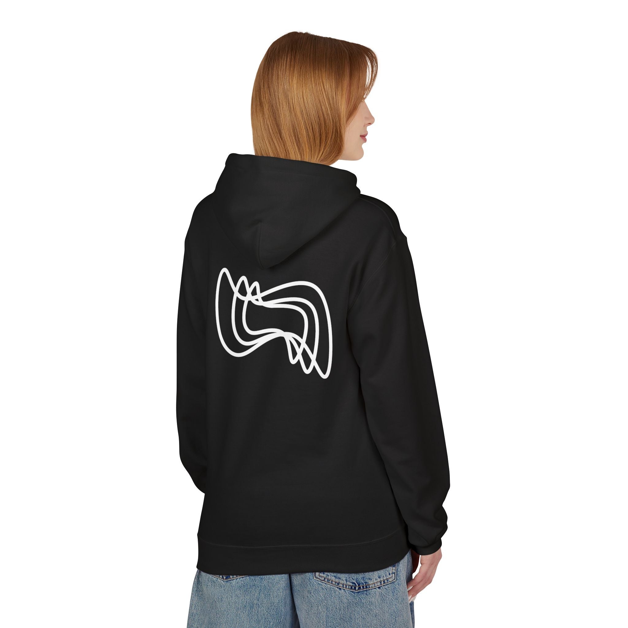 Copy of GREFT 2 colour fleece hoodie unisex