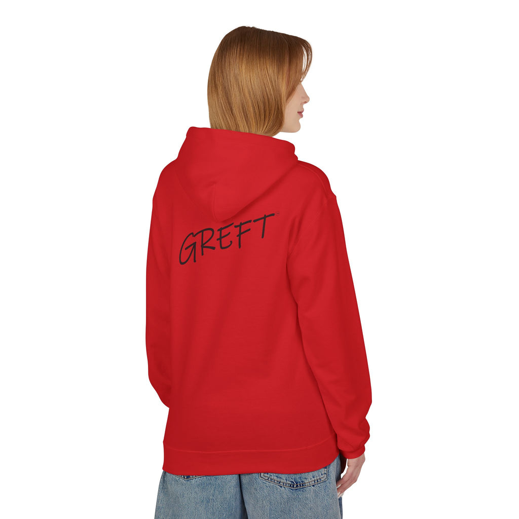 GREFT 2 colour fleece hoodie unisex
