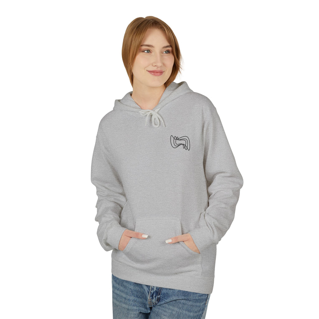 GREFT 2 colour fleece hoodie unisex