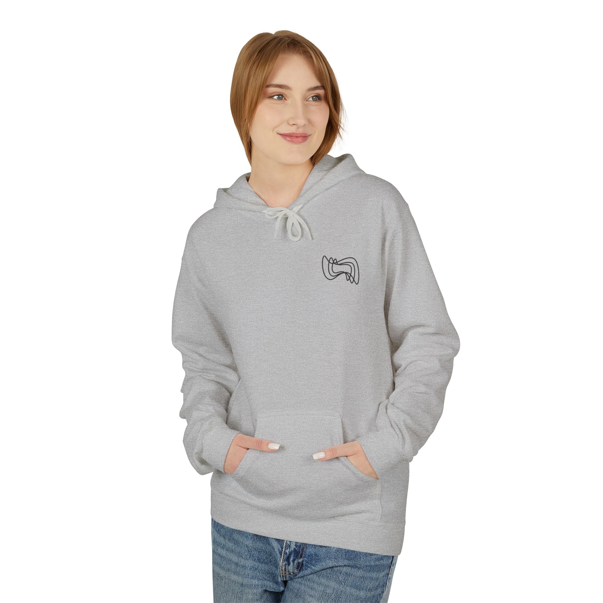 GREFT 2 colour fleece hoodie unisex