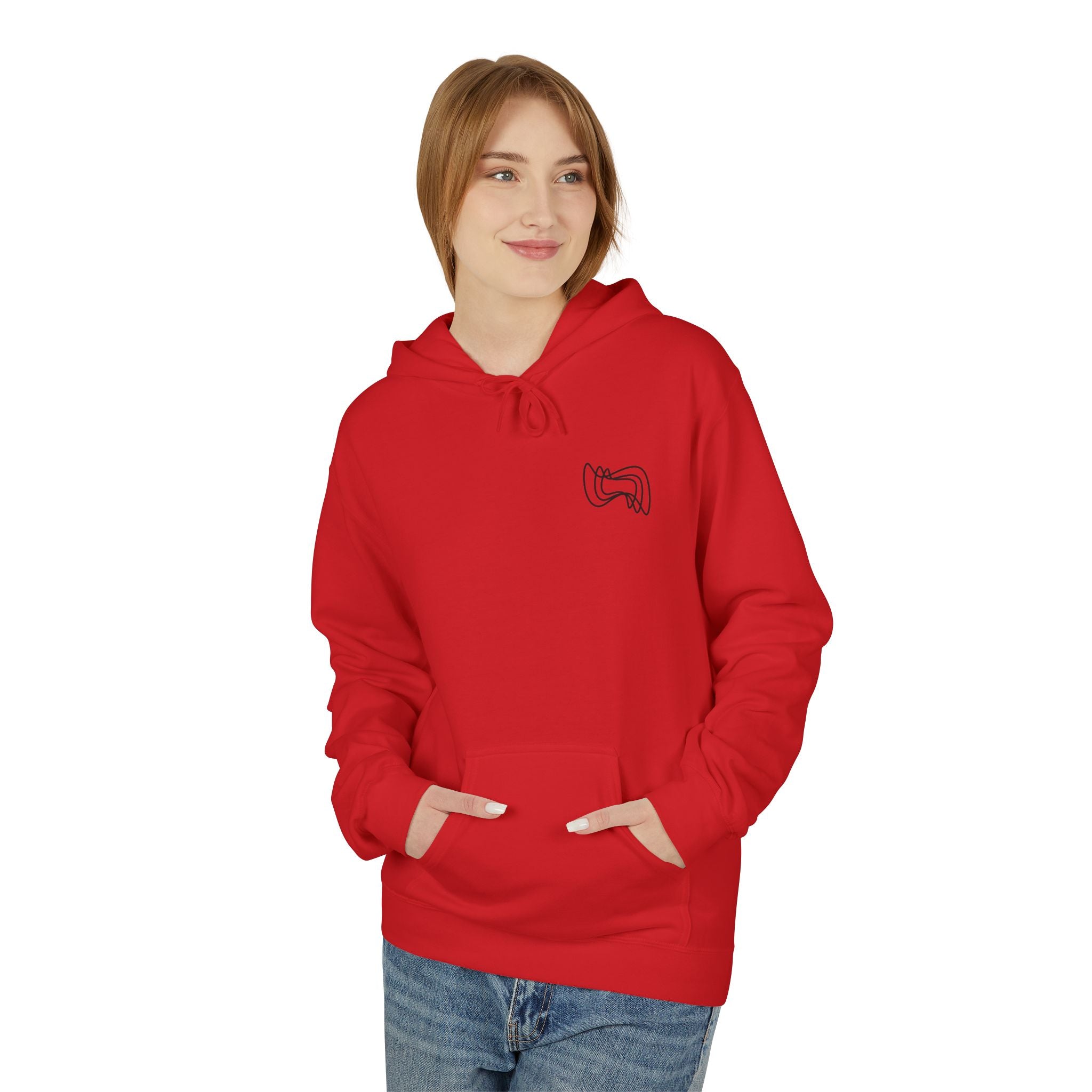 GREFT 2 colour fleece hoodie unisex