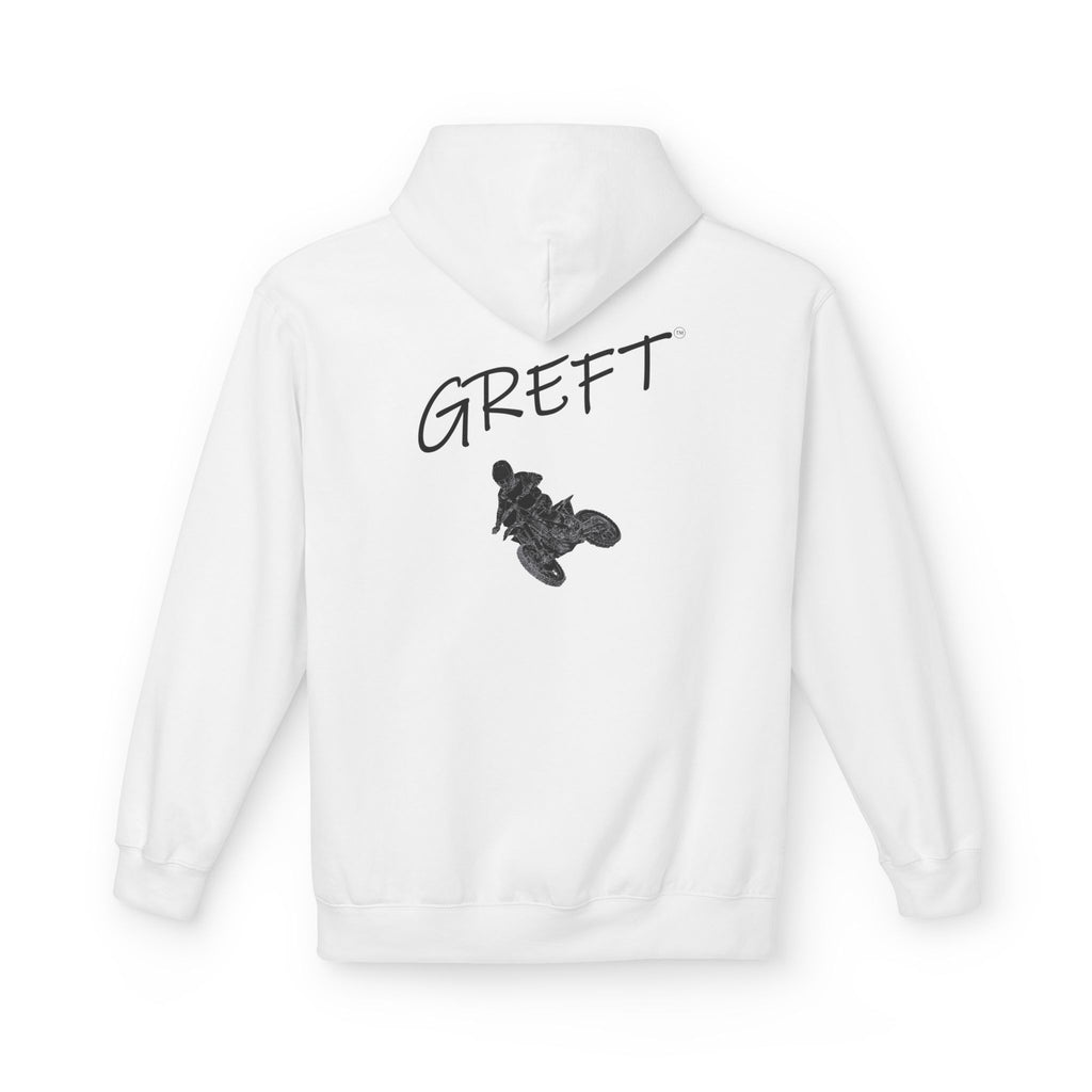 Dirt Bike GREFT 2 colour fleece hoodie unisex