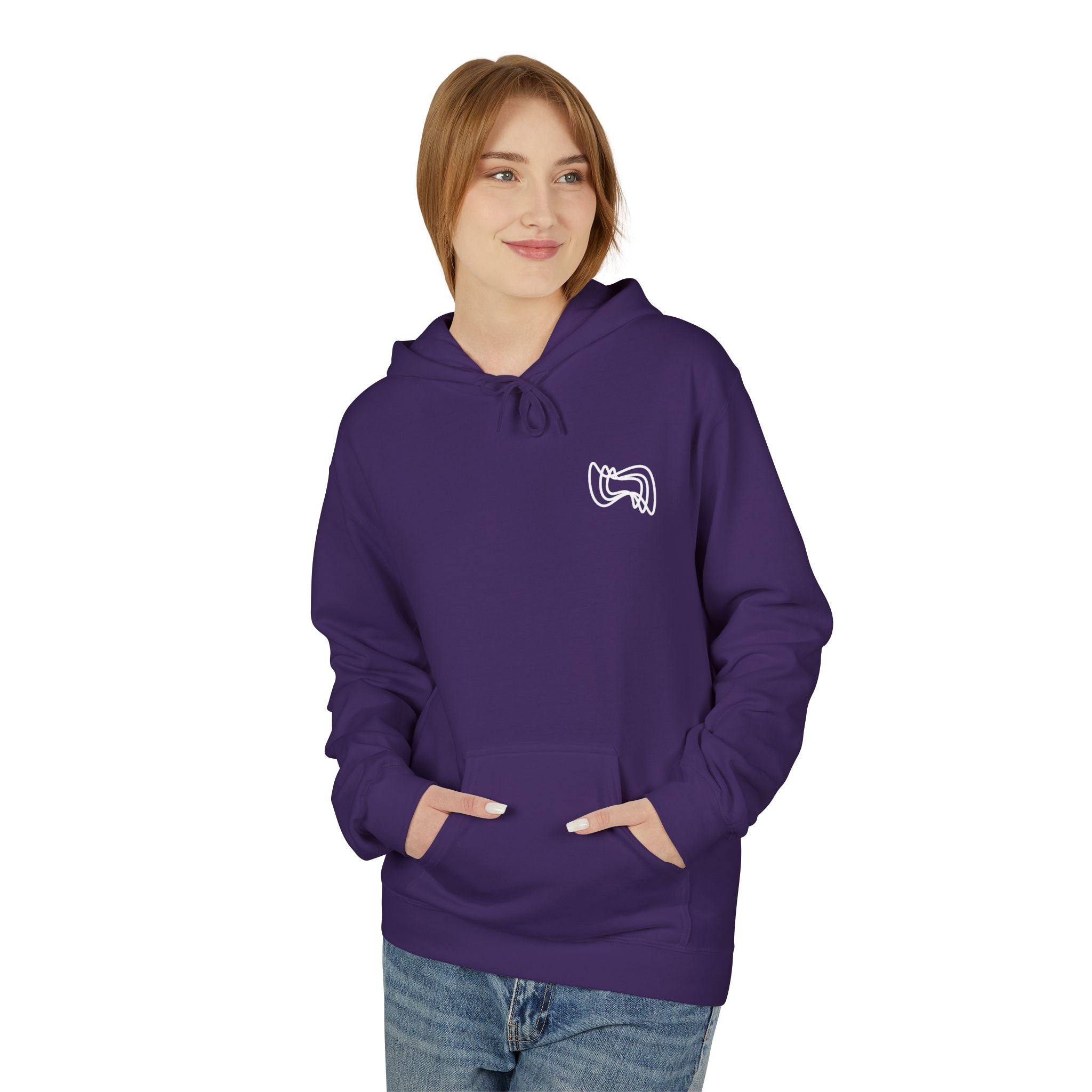 Figher Jet GREFT 2 colour fleece hoodie unisex